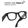 SMART GLASSES GAFAS INTELIGENTES CON IA GB-7709 CON CAMARA 12MPX NEGRO - GB-7709