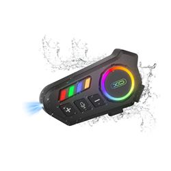INTERCOMUNICADOR BLUETOOTH PARA CASCO CON RGB BE56 XO - XOBE56 2