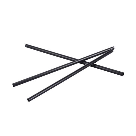 PACK 25 CAÑITAS REUTILIZABLES NEGRAS 19.5CM ALGON - BA01016976669