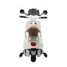 MOTO SCOOTER CLASICO CON RUEDINES BLANCO - 33014-3