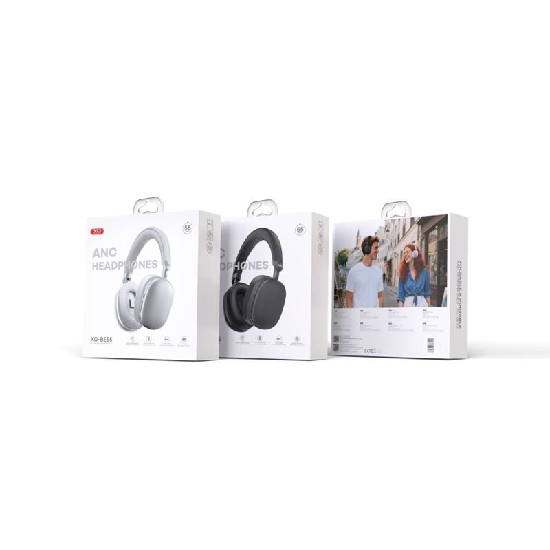 ARICULARES BLUETOOTH CON CANCELACION DE RUIDO BE55 NEGRO XO - XOBE55BK-2