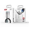 CABLE USB 3 EN 1 LIGHTNING / TIPO-C / MICRO USB) 1.2 METROS - XONB297-1