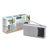 RADIO PORTATIL AM/FM DIAL CLASICO PLATA GEN-X - FM-4410PT