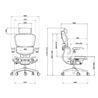 SILLA OFICINA AERIS SUPREME CROMAD - CR1215-18