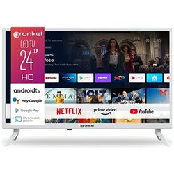 TELEVISOR LED 24" LED-2411GOO ANDROID TV BLANCO GRUNKEL - LED-2411GOO