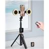 TRIPODE + PALO SELFIE BLUETOOTH SS23 CON MANDO Y LED XO - XOSS23-2