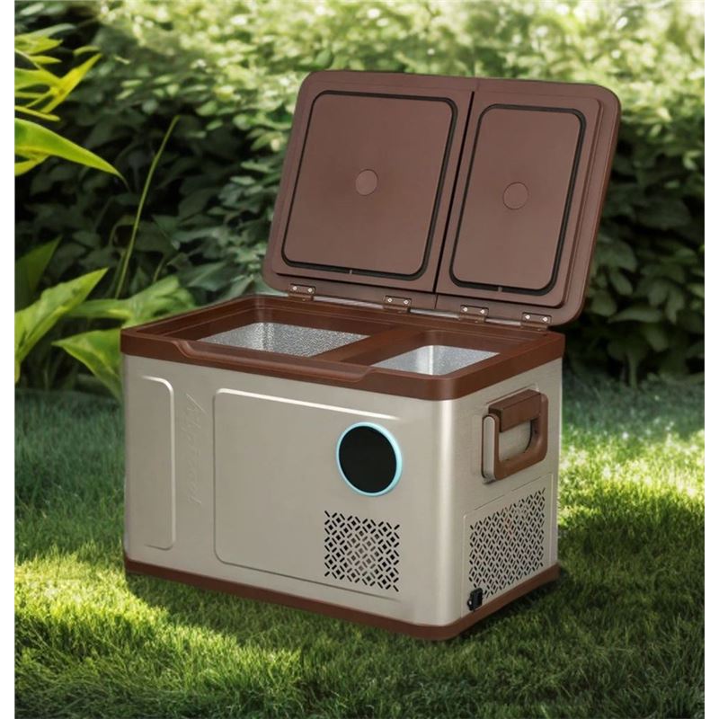 NEVERA PORTATIL CON COMPRESOR 41 LITROS 60W DOBLE ZONA MUVIP - MV0579-4