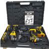 PACK 20V TALADRO + LLAVE IMPACTO + RADIAL S/CARBONES | 2 BATERIAS 4AH BLIM - BL0414-1-2