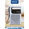 RADIO PORTATIL AM/FM ANALOGICA GRIS FM-4406 GEN-X - FM-4406
