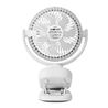 VENTILADOR PORTATIL TIPO CLIP 6" OSCILANTE CON LUZ LED Y BATERÍA MUVIP - MV0665-5