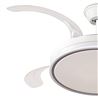 VENTILADOR DE TECHO RETRÁCTIL 30W CON LED Y 6 VELOCIDADES BLANCO MUVIP - MV0657-3