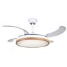 VENTILADOR DE TECHO RETRÁCTIL 30W CON LED Y 6 VELOCIDADES MADERA MUVIP - MV0658-1