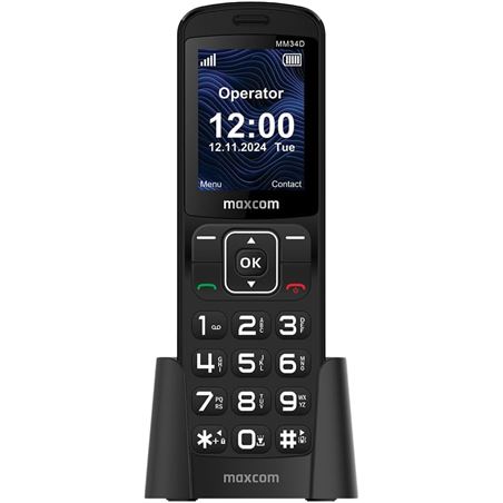 TELEFONO INALAMBRICO CON SIM 4G MM34D NEGRO MAXCOM - MM34D