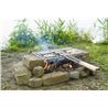 PARRILLA DOBLE CON CIERRE 48X27 Y MANGO MADERA CAMPINGAZ - 205702-1