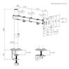 SOPORTE DE MESA 1 MONITOR 17"-32" CROMAD - CR1239-8