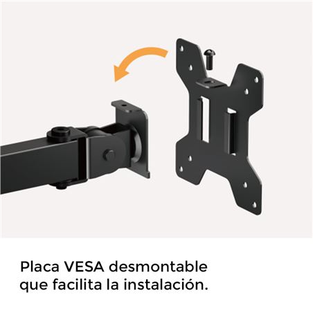 SOPORTE DE MESA 2 MONITORES 17"-32" CROMAD - CR1240-4