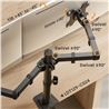 SOPORTE DE MESA 2 MONITORES 17"-32" CROMAD - CR1240-7