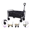 CARRO PLEGABLE DE ACERO PARA PLAYA 75X44X76 NEGRO - 10480
