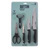 SET 5 PIEZAS DE UTENSILIOS DE COCINA NERO QUTTIN - QT-709622