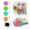 SET 20 CUBITOS DE HIELO REUTILIZABLES COLORES - 14778