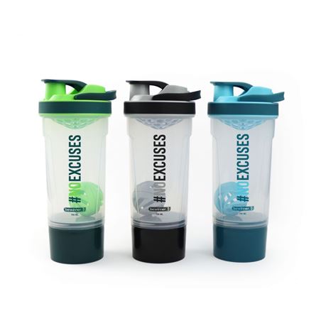 BOTELLA PLASTICA 700ML GYM SHAEKER CON DEPOSITO BEWINNER - BY01010278211