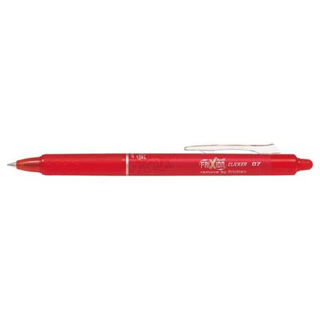 BOLIGRAFO DE GEL BORRABLE RETRACTIL PUNTA 0.7MM ROJO PILOT - BLRT-FR7-R