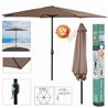 SOMBRILLA JARDIN 300CM METROS MARRON - 88793