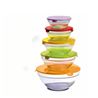 SET 5 BOL VIDRIO HERMETICOS CON TAPA KITCHEN FAMILY - 46064