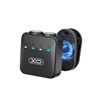 MICROFONO INALAMBRICO DE SOLAPA CON CAJA DE CARGA NEGRO MC15 XO - XOMC15BK-1