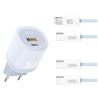 CARGADOR CARGA RAPIDA 30W USB-A Y USB-C L151 AZUL XO - XOL151BL-1