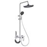CONJUNTO DE DUCHA CON BARRA Y MONOMANDO CROMADO FONTASTOCK - FSKFCD002