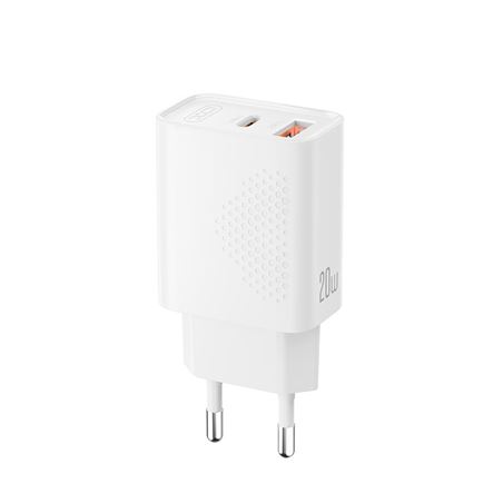 CARGADOR USB CARGA RAPIDA 20W 1X USB-A Y 1X USB-C - XOL161