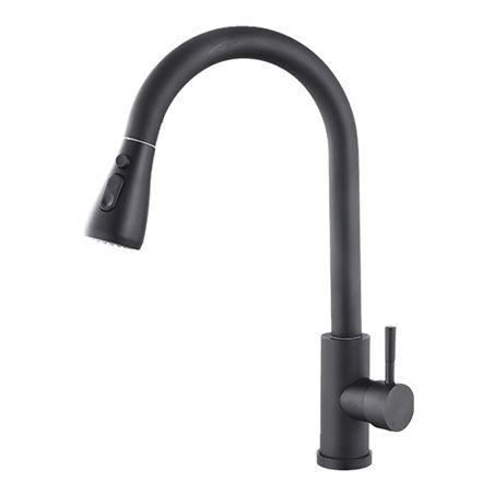 MONOMANDO FREGADERO NEGRO EXTENSIBLE - FSKFGC011