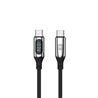 CABLE TIPO C A TIPO C LCD 100W 1M NEGRO FOREVER - GSM171012
