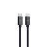 CABLE TRENZADO TIPO C A TIPO C 100W 1M NEGRO MAXLIFE - OEM0101470