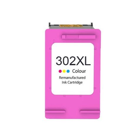 CARTUHO DE TINTA HP 302XL TRICOLOR (COMPATIBLE) - HI-302XLCMY