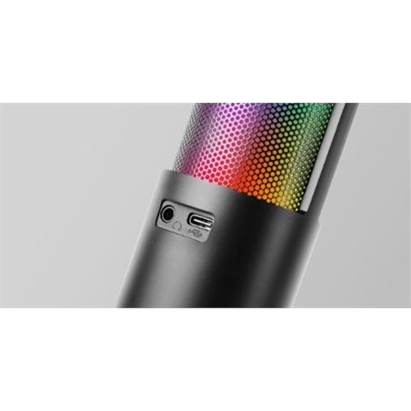 MICROFONO MMICSC NEGRO | BRAZO REGULABLE | RGB | ACCESORIOS | MARS GAMING - MMICSC-1