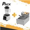 PACK FREIDORA INDUSTRIAL 9 LTROS 2500W + BATIDORA PROFESIONAL 2000W CHEFPRO - PACK193-1