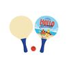 JUEGO DE PALAS DE PLAYA DE MADERA 38X24CM - palas10336