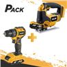 CALADORA 20V | BATERIA 4.0AH BLIM + TALADRO PERCUTOR S/CARBONES 20V | - PACK207