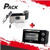 FREIDORA 3 LITROS INOXIDABLE 2000W + HORNO 10 LITROS 650W INOX - PACK217