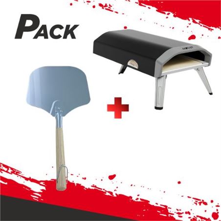 HORNO DE GAS PORTÁTIL PARA PIZZAS + PALA DE PIZZA PARA HORNO 12" - PACK219