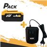 BATERIA 20V 4AH BLIM + CARGADOR DE BATERÍA RÁPIDO 20V BLIM - PACK203