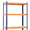 ESTANTERIA METALICA 5 BALDAS 180X80X40CM 100KGS BLIM - BL0527-1
