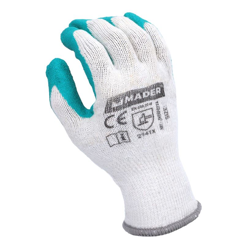 GUANTES DE PROTECCION REVESTIMIENTO DE LATEX TALLA S MADER - 48233-1
