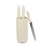 SET 5 CUCHILLOS ACERO INOXIDABLE + TACOMA CREMA JOCCA - 2712C