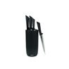 SET 5 CUCHILLOS ACERO INOXIDABLE + TACOMA NEGRO JOCCA - 2712