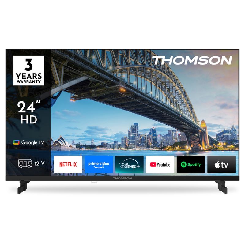 TELEVISOR LED HD 24" | WIFI | BLUETOOTH | SMART TV | 12V THOMSON - 24HG2S15C