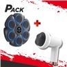 MAQUINA DE BOXEO INTELIGENTE CON MUSICA SF02 XO + PISTOLA DE MASAJE XO - PACK263