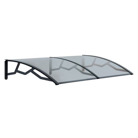 MARQUESINA DOBLE PE100145T POLICARBONATO TRANSPARENTE 965X1435X282 ARTPLAST - PE100145T